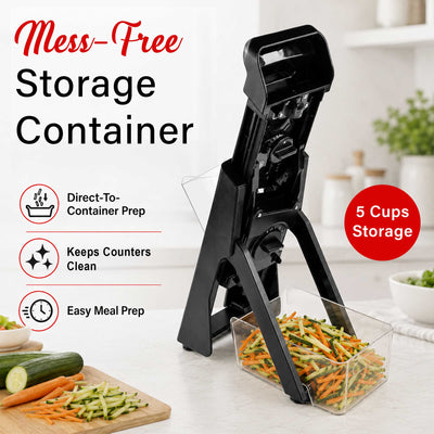 Coming Soon - Brentwood KA-5066BK 3-in-1 Safe Mandoline Slicer, Vegetable Chopper, Thick & Thin Julienne, Adjustable Thickness 0.5mm-8mm, Black