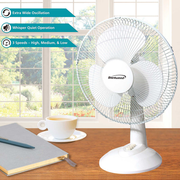 扇風機・サーキュレーター Model No.EL107 12inch l Desk Fan Lasko A12558 Whirlwind 7