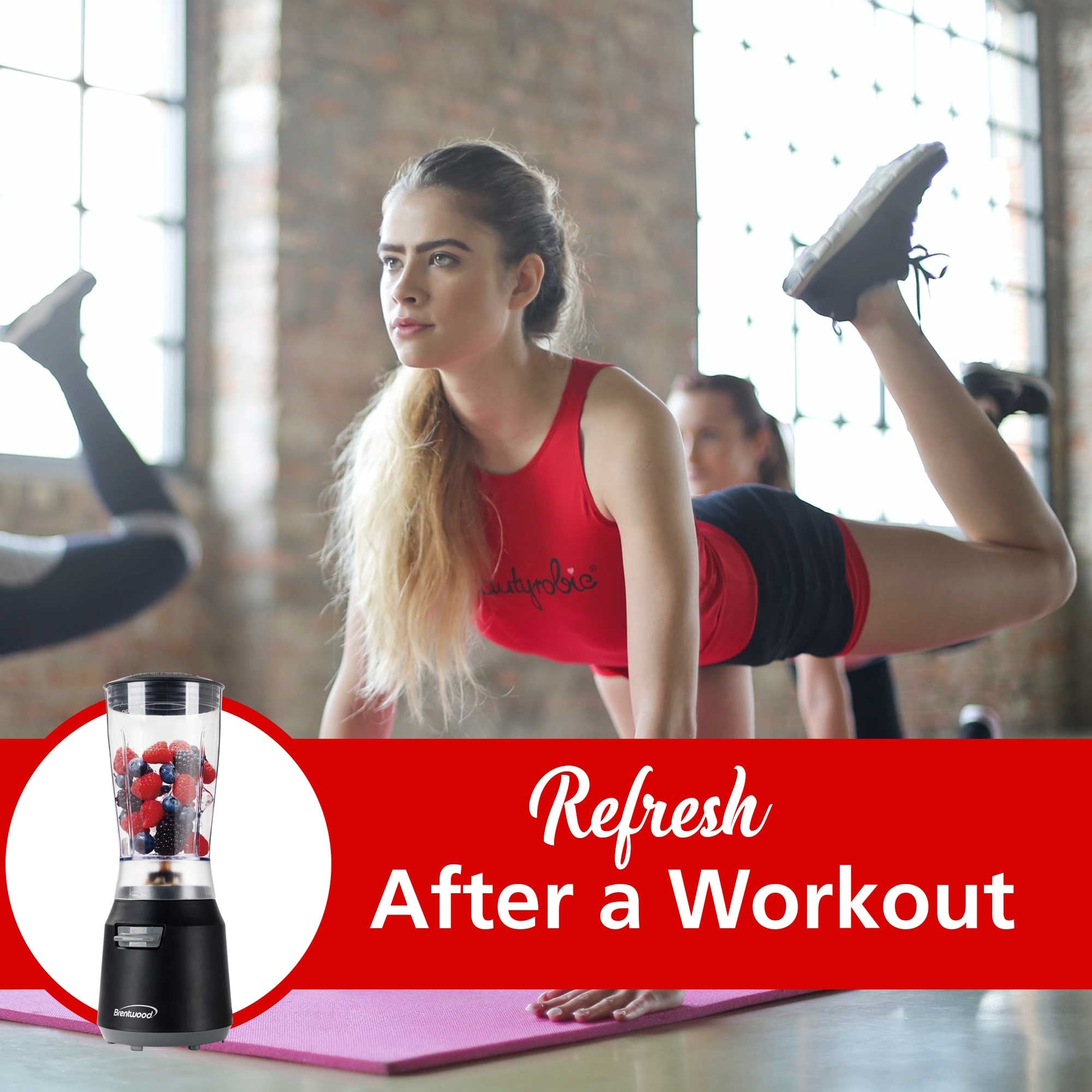 Brentwood JB-191BK 14oz Personal Blender, Black