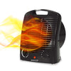 Brentwood H-F306BK 1500-Watt Portable Electric Space Heater and Fan, Black