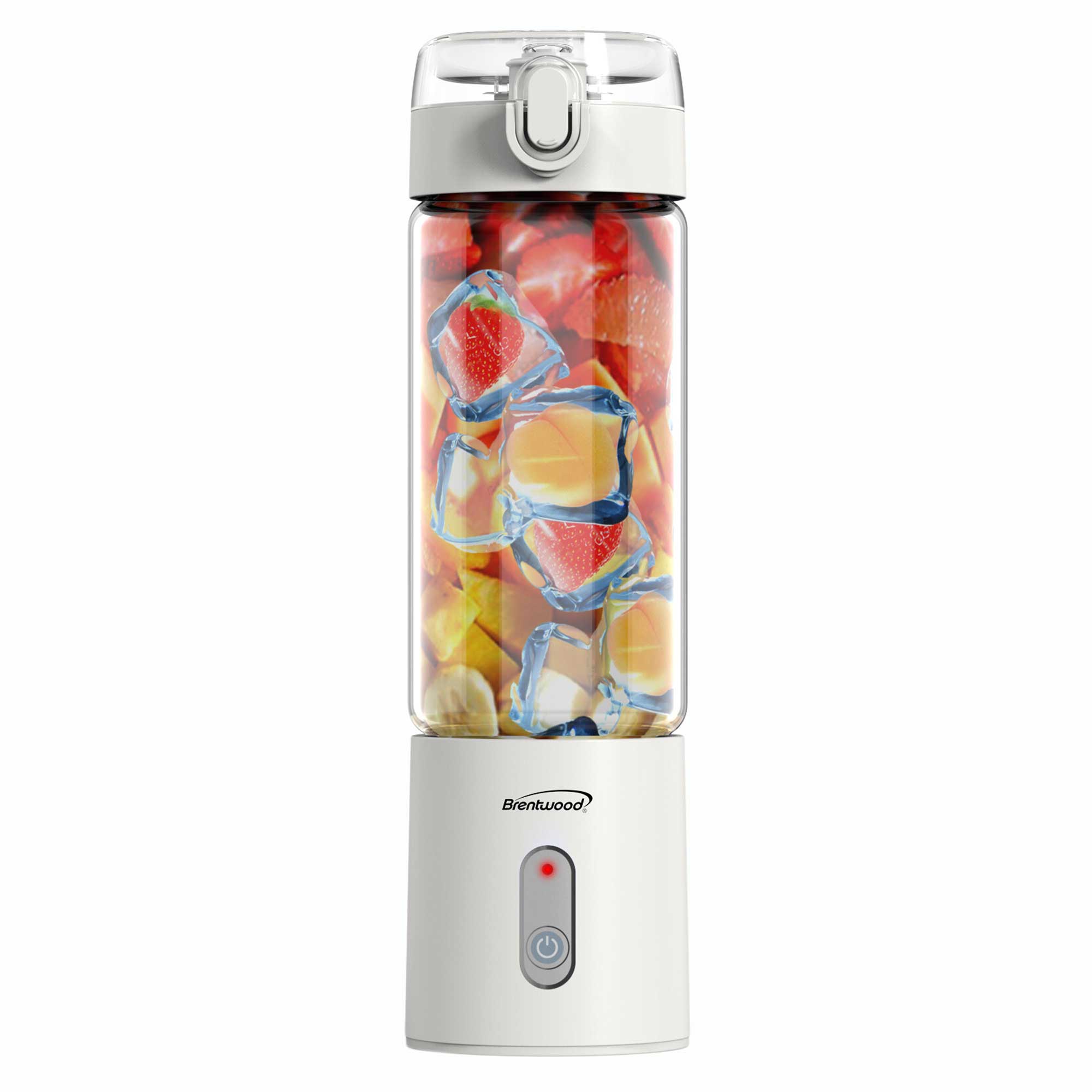  Portable Blender, Travel Juice Blender for Smoothies & Shakes,  17oz Fruit Mixer with Rechargeable Batteries, Bottle Blender for Kitchen,  Home, Gym (17oz, Blue): Home & Kitchen