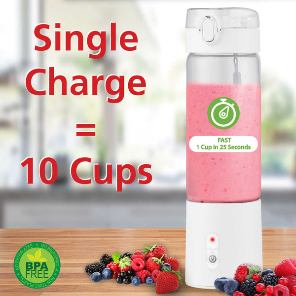 Battery USB Rechargeable Electric Mixing Cup Portable Protein