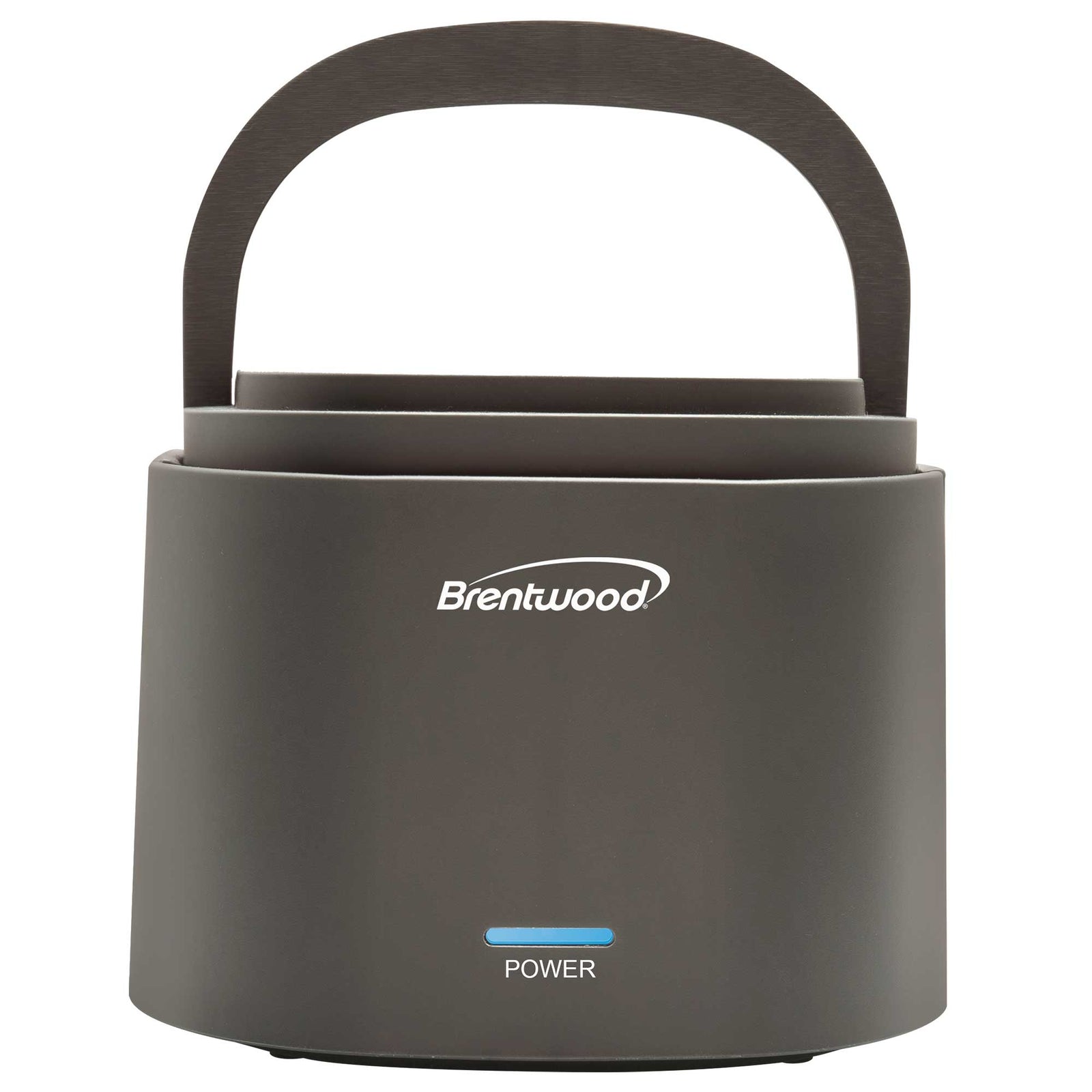 Brentwood ELB-600GRY 110V 50W 0.6L Portable Leakproof Electric Lunch Box Food Warmer, Gray