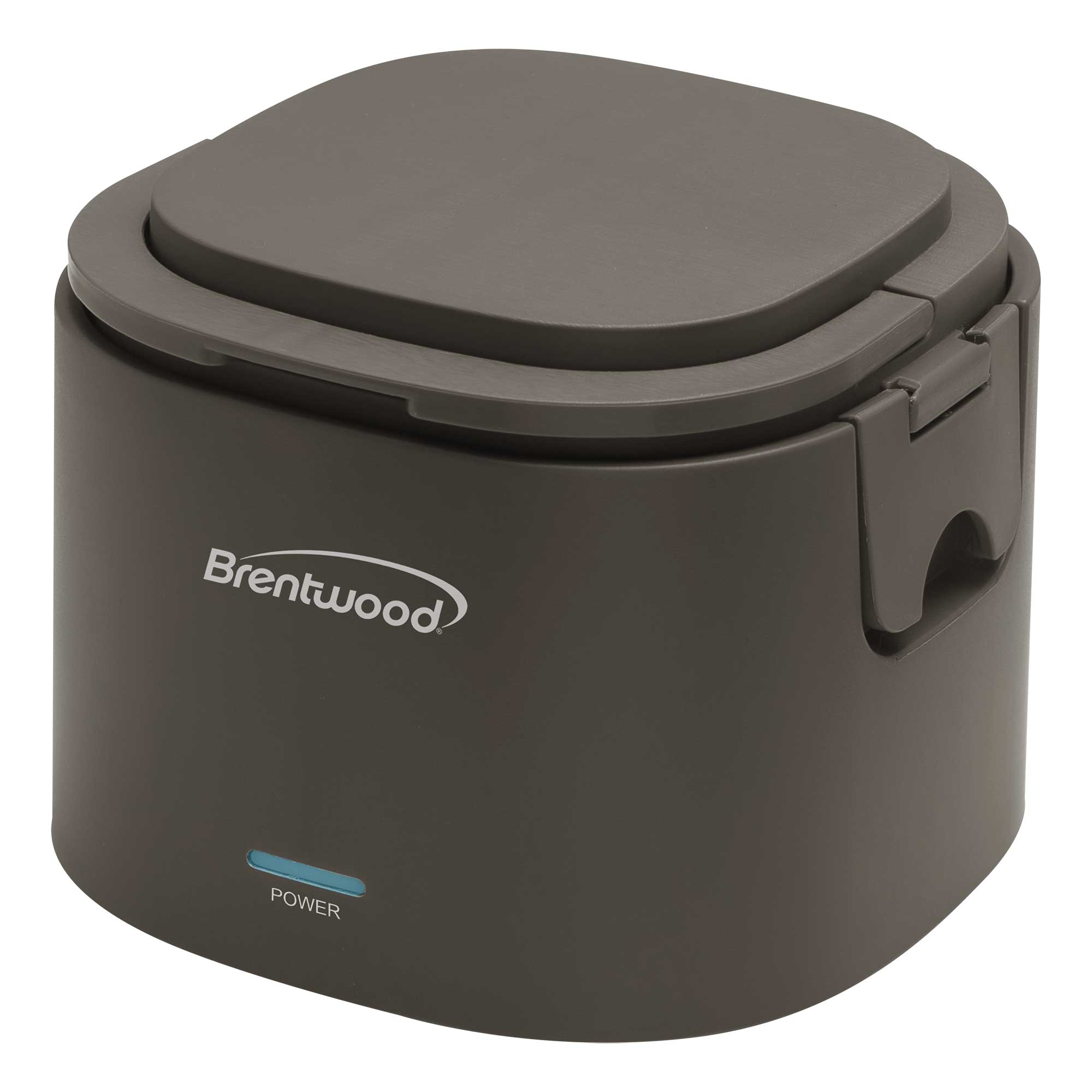Brentwood ELB-600GRY 110V 50W 0.6L Portable Leakproof Electric Lunch Box Food Warmer, Gray
