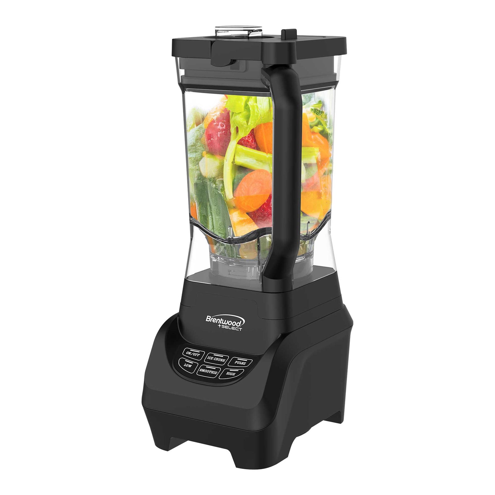 Brentwood Select JBS-1000BK Professional Smart Blender with 1000w Ice Crushing Power, Large 8.5-Cup Plastic Jar, Stainless Steel Blades, Non-Slip Base, Dishwasher-Safe Parts, Black