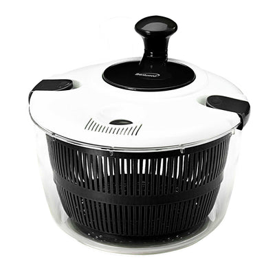 Brentwood KA-5030BK Salad Spinner with 5-Quart Serving Bowl, Black