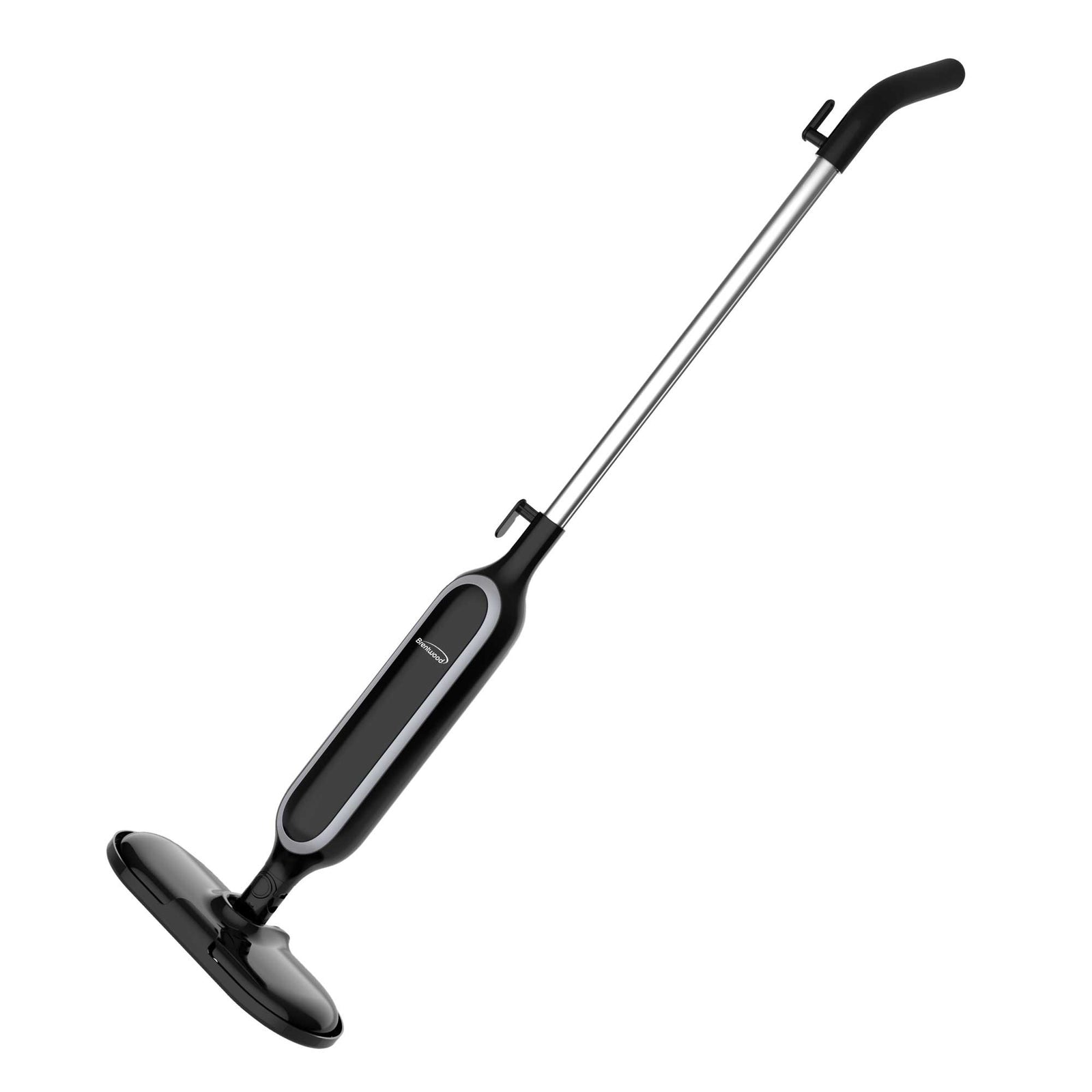 Brentwood STM-4000BK 1100w Steam Mop Hard Floor Steamer Tile and Wood Cleaner, Black