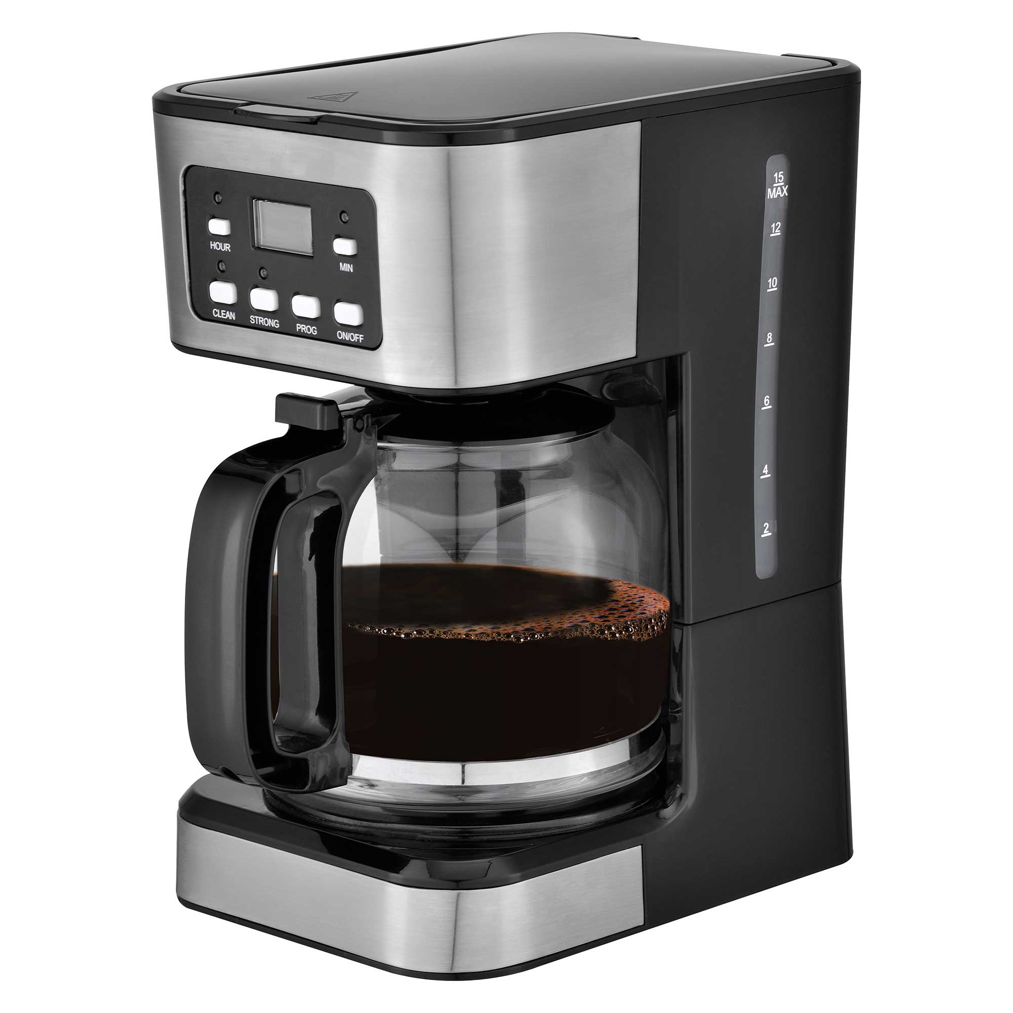 Brentwood TS-222BK 12-Cup Digital Coffee Maker, Black