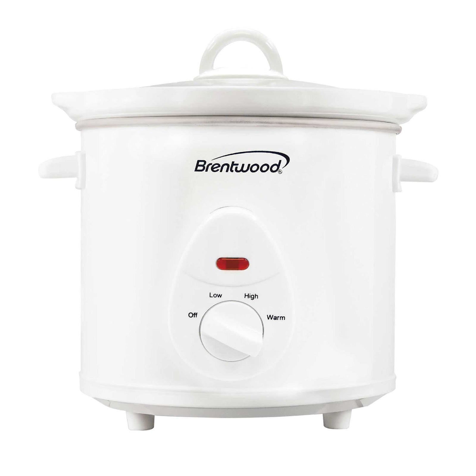 Brentwood SC-135W 3 Quart Slow Cooker, White