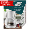Brentwood TS-213W 4 Cup Coffee Maker, White
