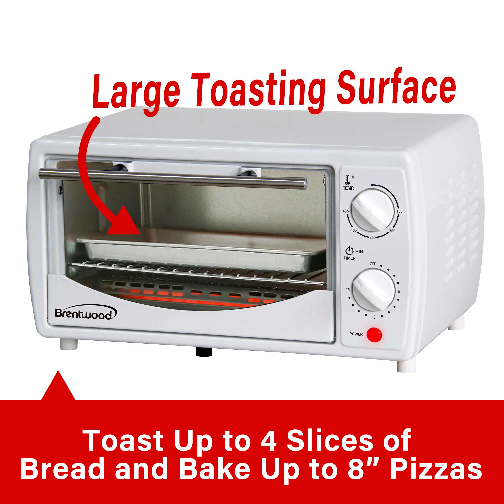 Brentwood Toaster popular Oven White