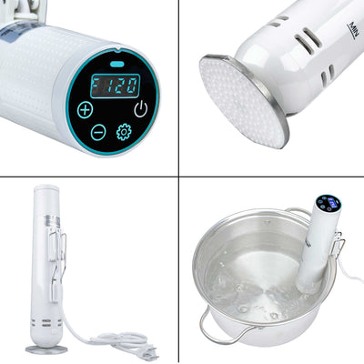 Brentwood Select SV-2010W 1100-Watt Slim Sous Vide Immersion Cooker with Digital Display, White