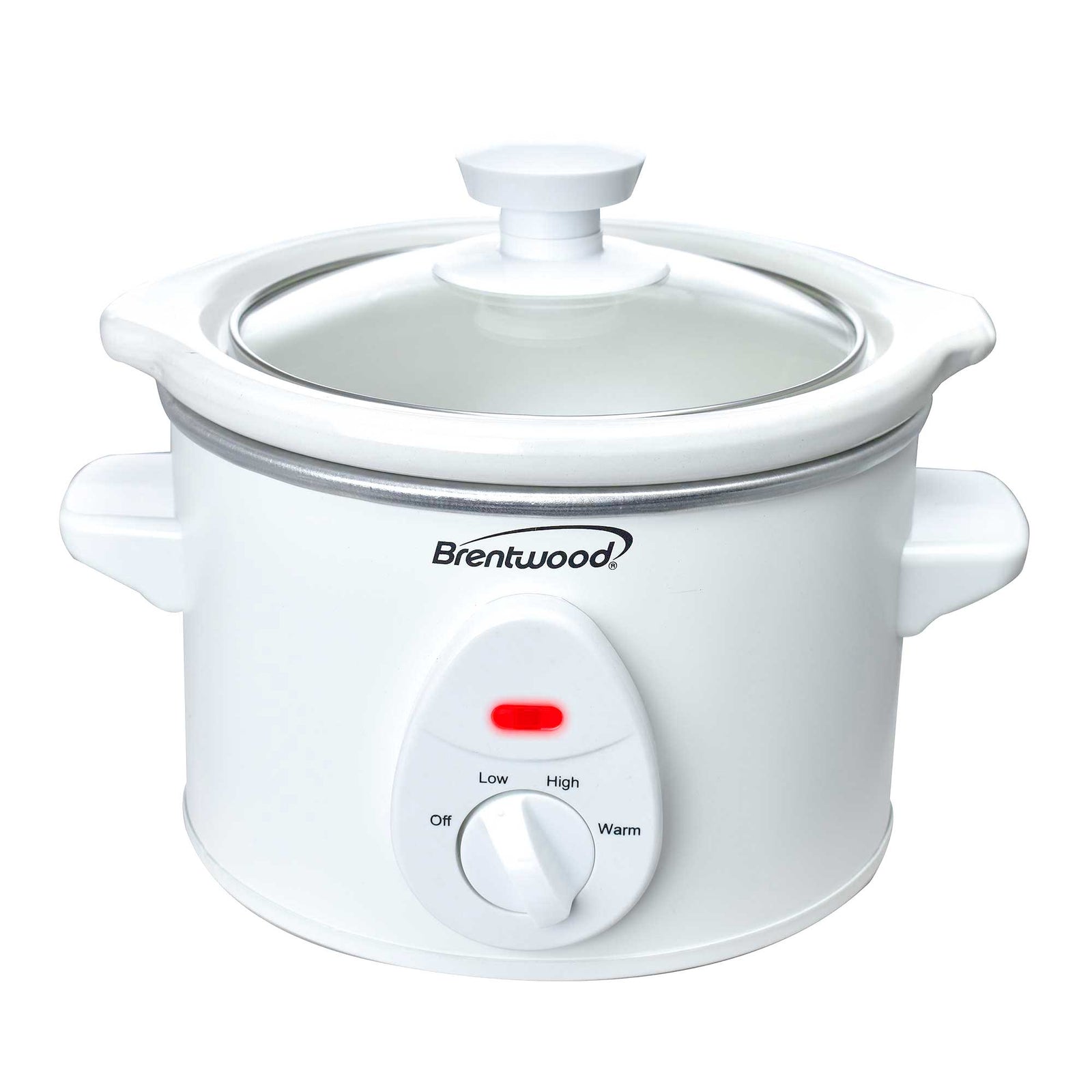 Brentwood SC-115W 1.5 Quart Slow Cooker, White