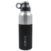 Brentwood GeoJug G-1040BK 40oz Stainless Steel Vacuum Insulated Water Bottle, Black