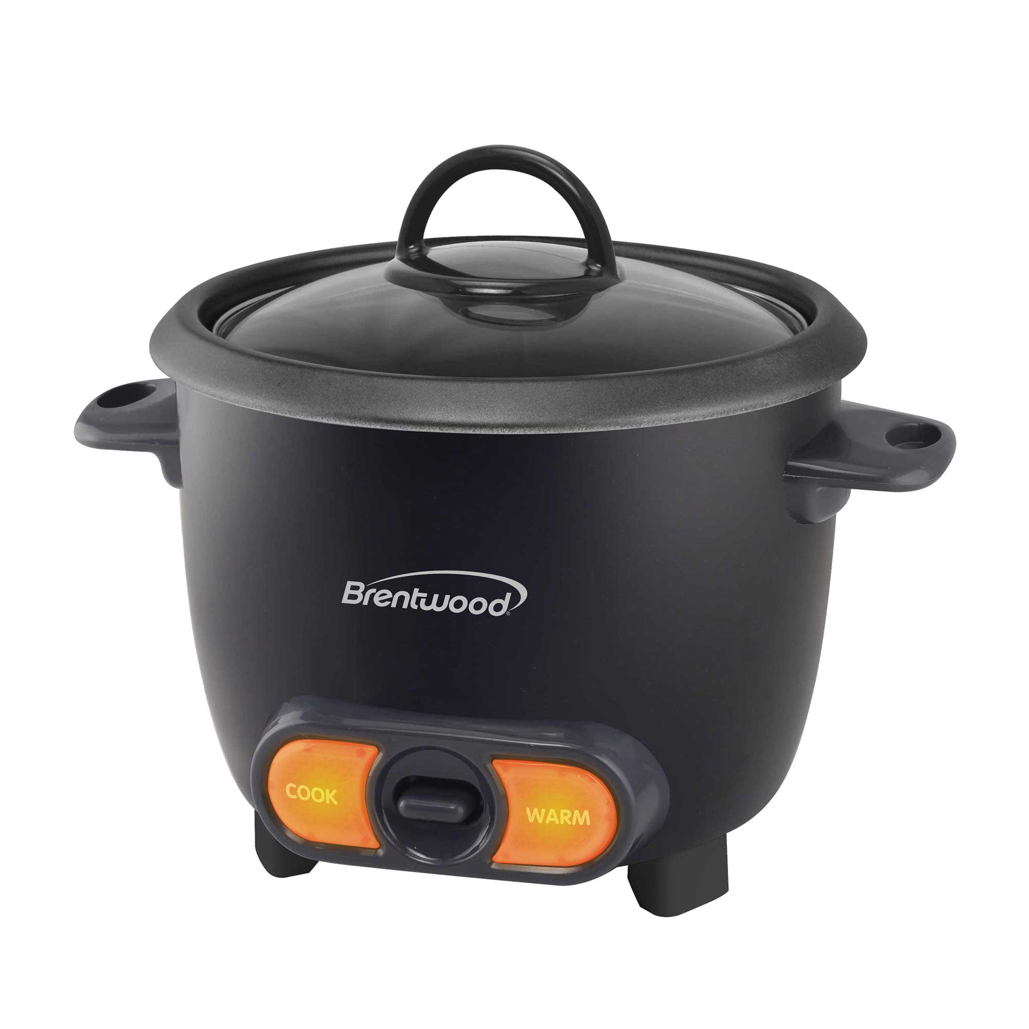 Brentwood TS-700BK 4-Cup Uncooked/8-Cup Cooked Rice Cooker, Black -  Brentwood Appliances