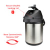 Brentwood CTSA-2500 2.5-Liter Airpot Hot & Cold Drink Dispenser, Stainless Steel