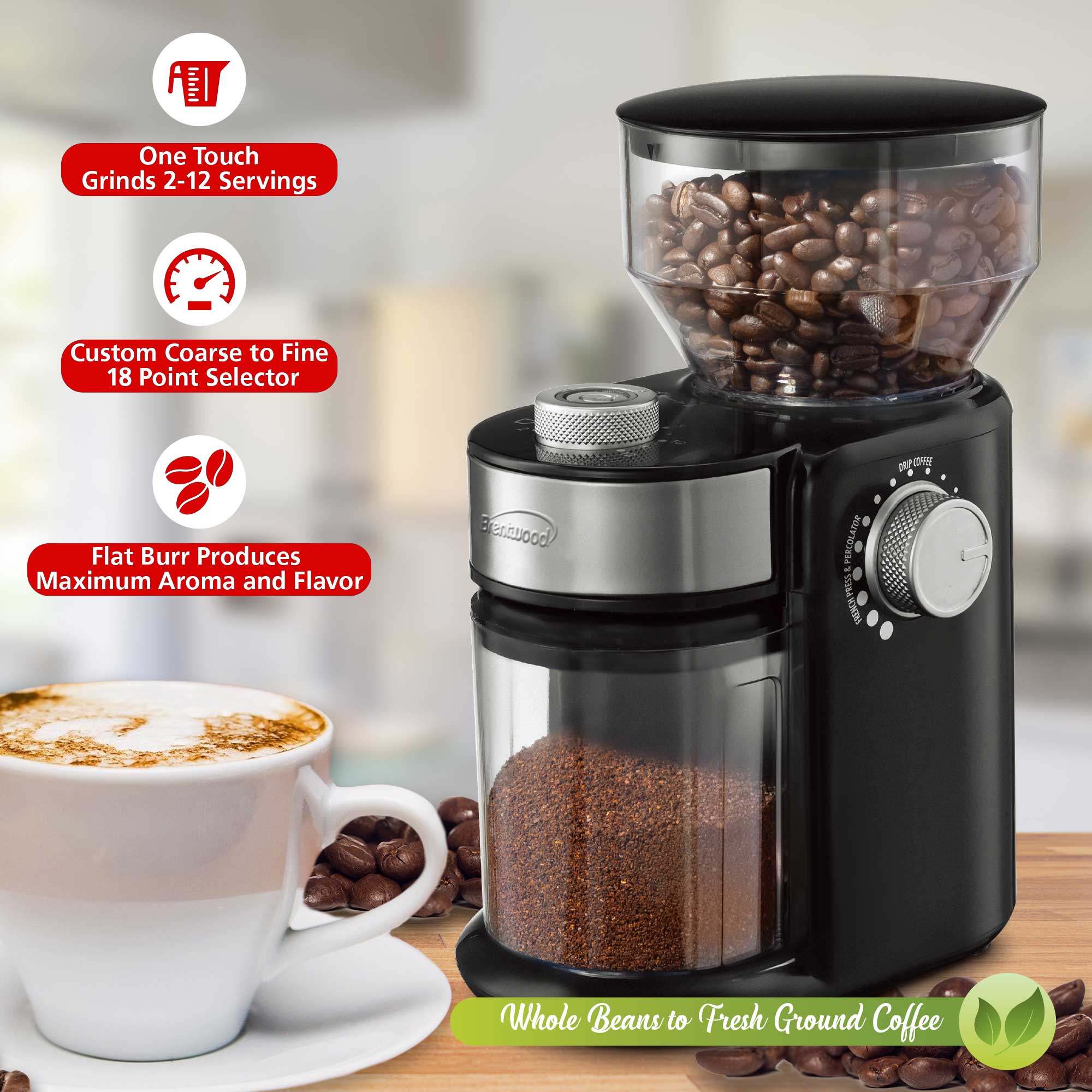 Coffee bean burr grinder best sale