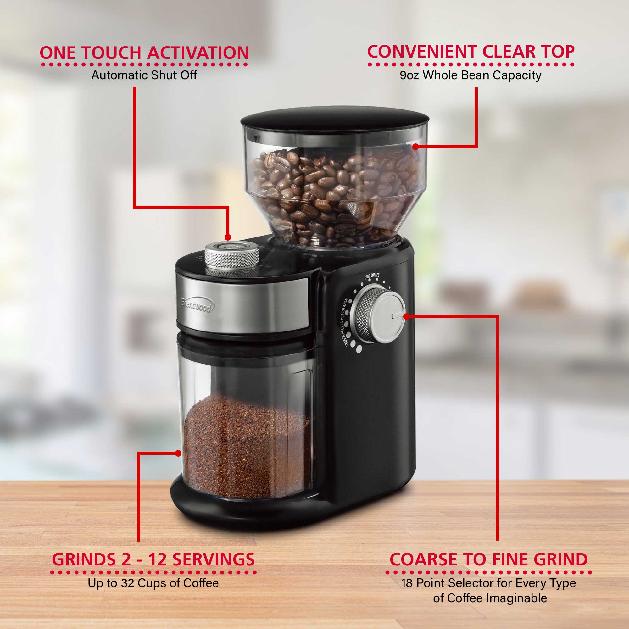 Automatic burr coffee grinder hotsell