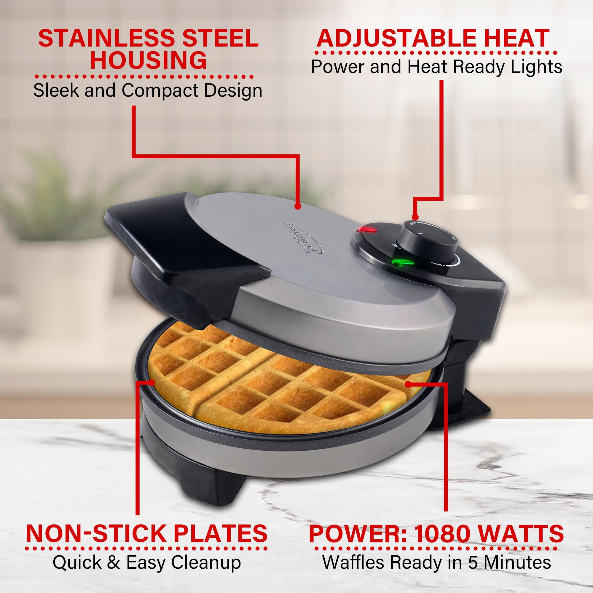 Brentwood Select Non-Stick Electric Food Waffle Maker, Animal Shape at  Tractor Supply Co.