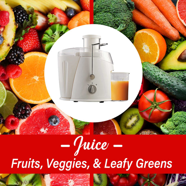 Brentwood JC452W 2Speed 400w Juice Extractor with Graduated Jar, Whi