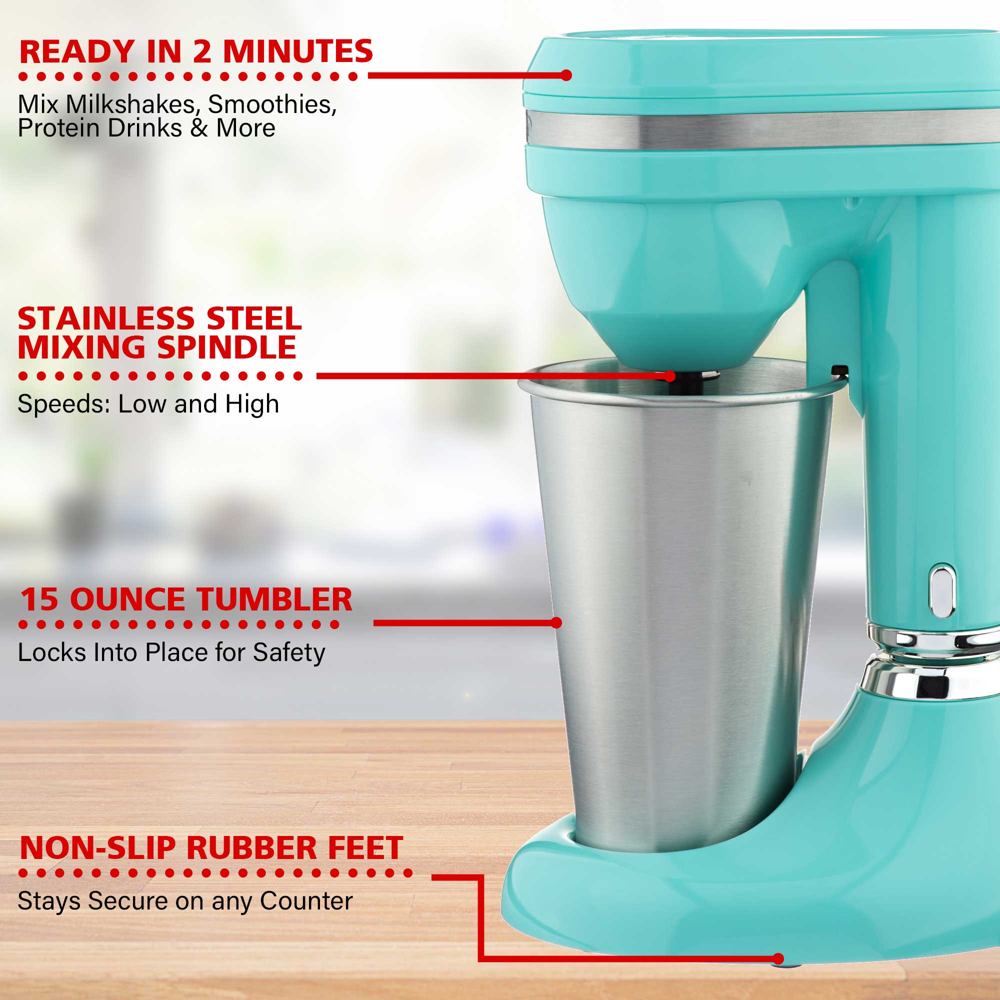 Milkshake Maker Drink Mixer Frappe Machine Smoothie Blenders
