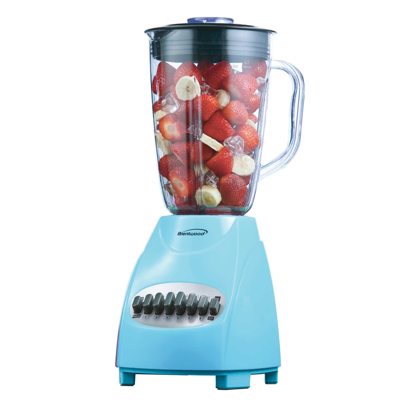Brentwood JB-220BL 12-Speed + Pulse Blender, Blue