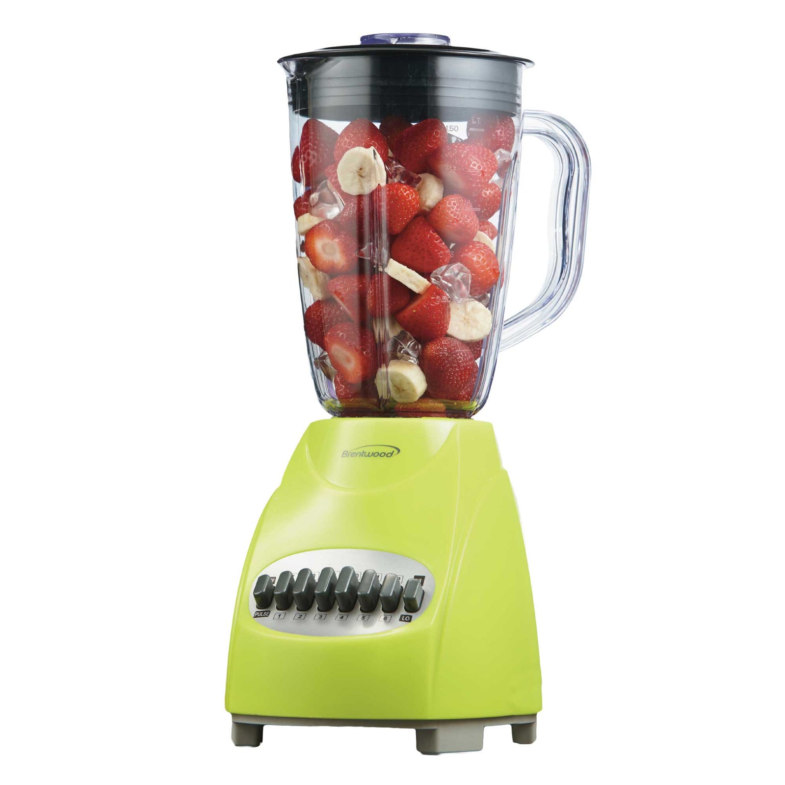 Brentwood JB-220G 12-Speed + Pulse Blender,  Green