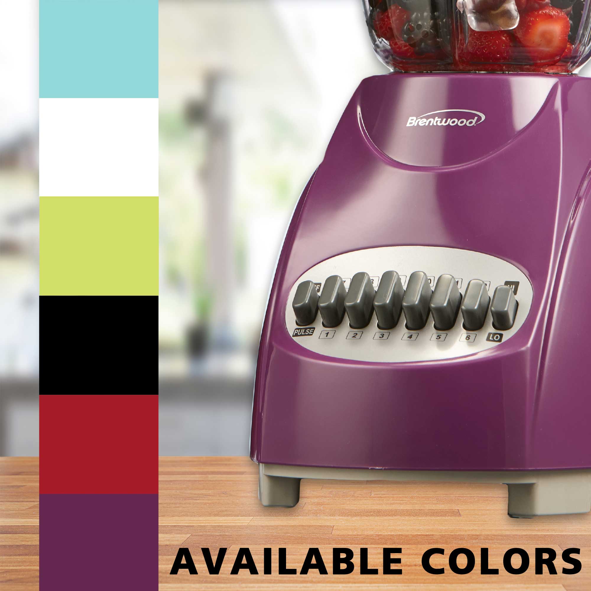 Brentwood JB-220PR 12-Speed + Pulse Blender, Purple