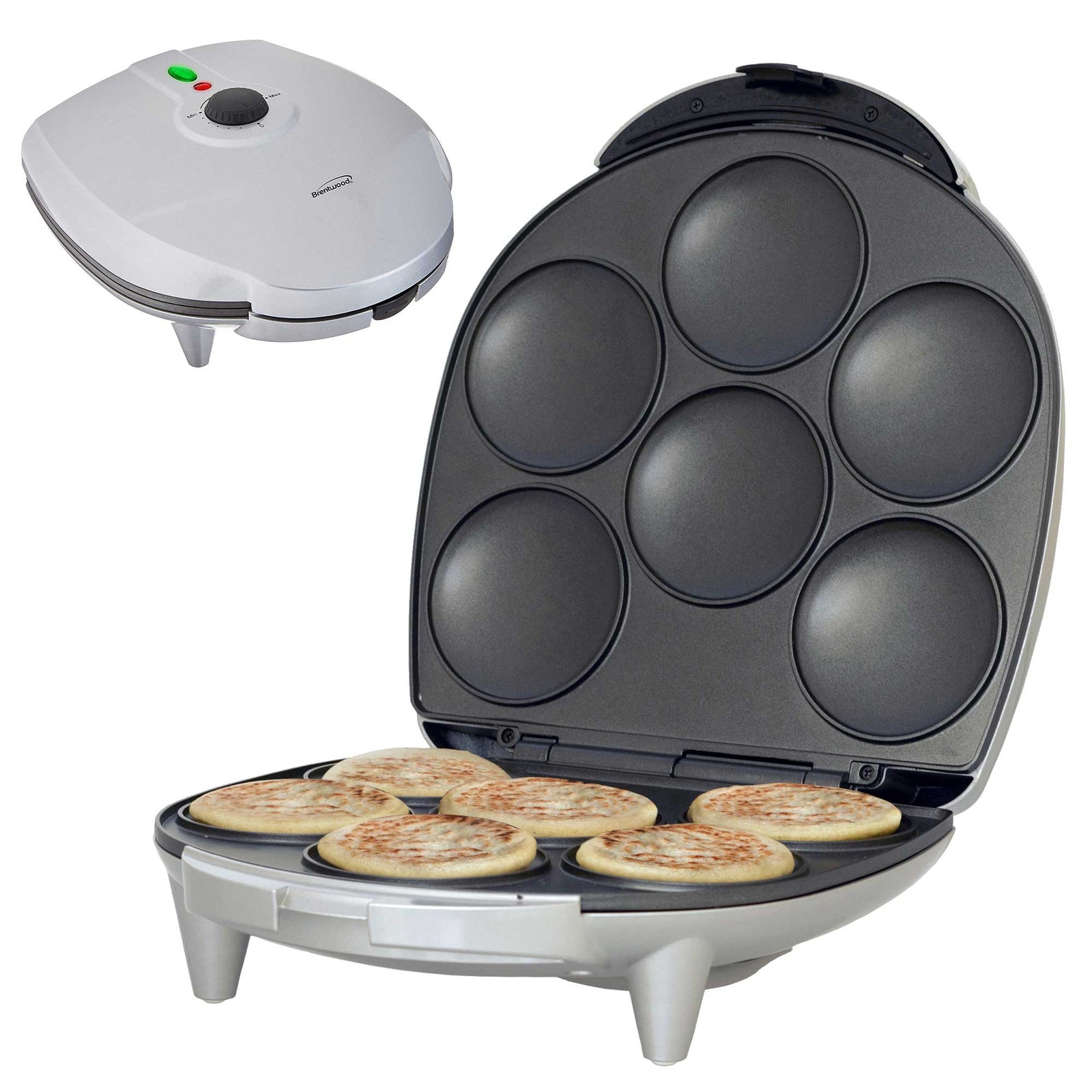 Brentwood AR-136 6-Piece Non-Stick Arepa Maker
