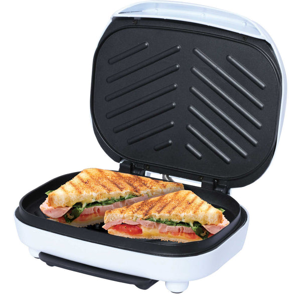 Brentwood TS605 2Serving NonStick 750w Indoor Electric Grill and Pa