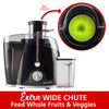 Brentwood JC-452B 2-Speed 400w Juice Extractor with Graduated Jar, Black