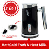 Brentwood GA-301BK Cordless Electric Milk Frother and Warmer, 300ml Capacity, Black
