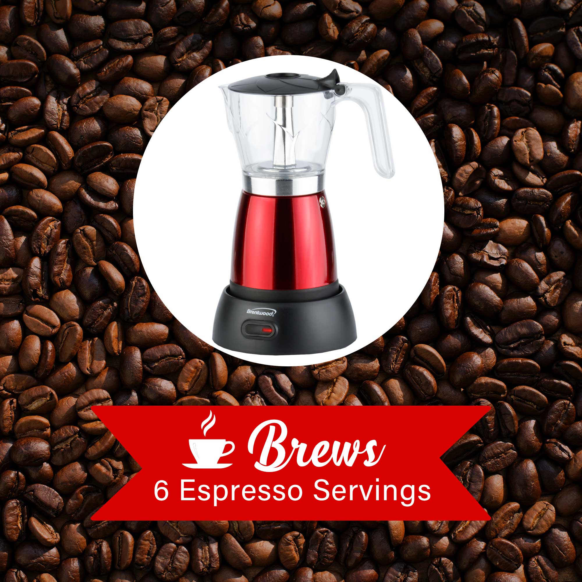 6 Cups Coffee Maker Machine-Electric