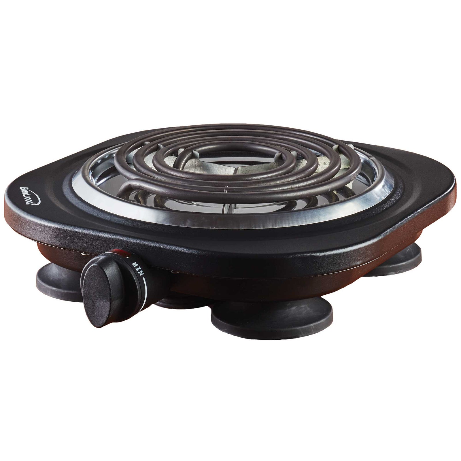 Brentwood TS-321BK 1000w Single Electric Burner, Black