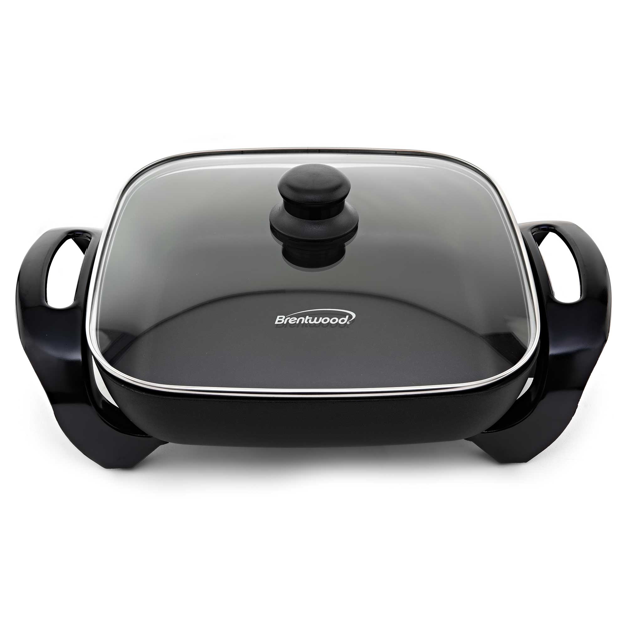 Brentwood SK-69BK 13-Inch Non-Stick Flat Bottom Electric Wok Skillet w -  Brentwood Appliances