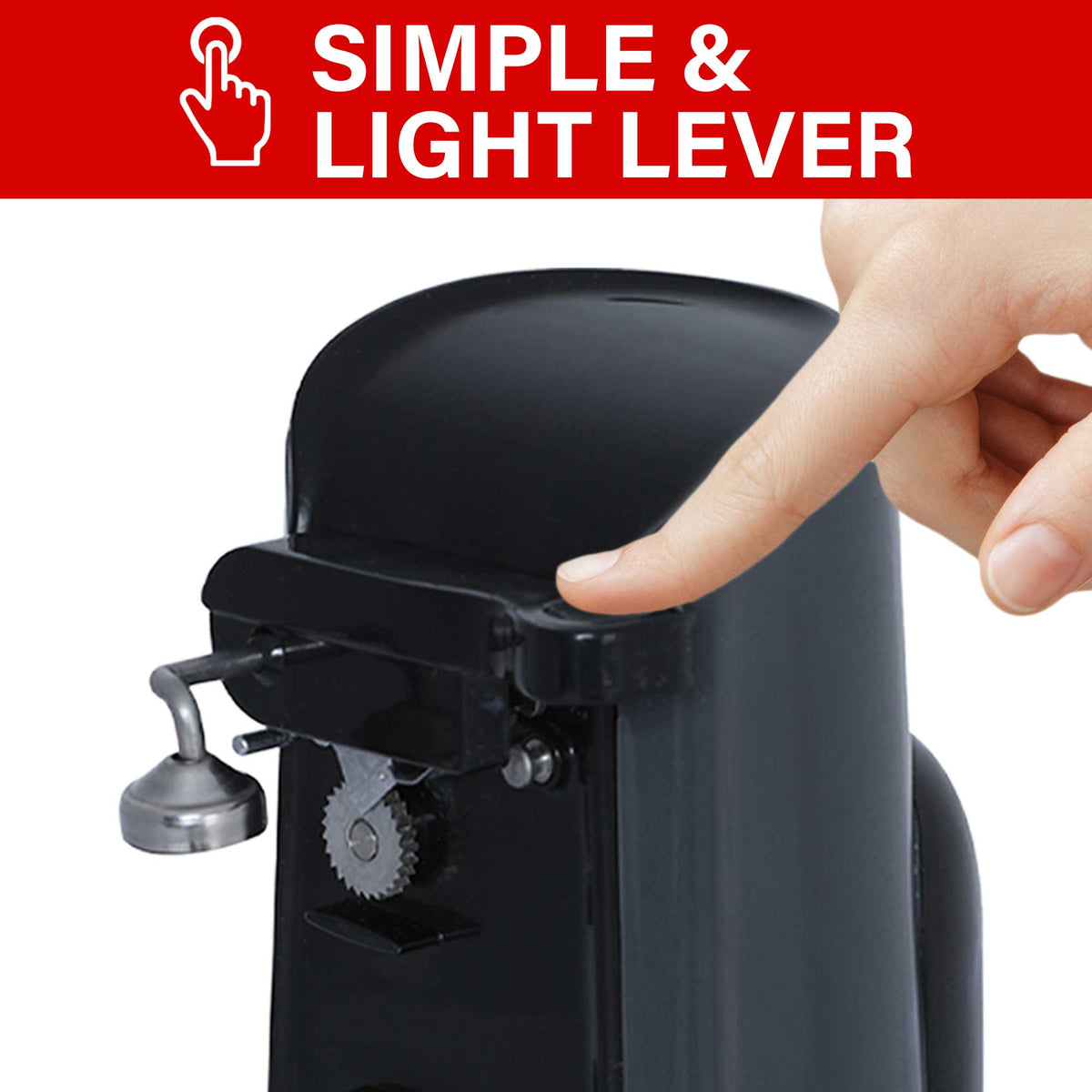 Brentwood J-30B Tall Electric Can Opener with Knife Sharpener & Bottle ...