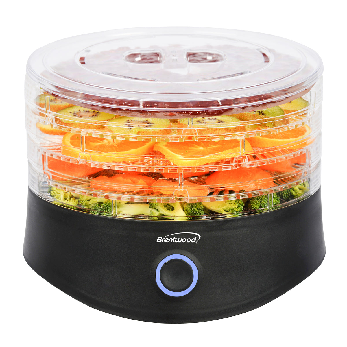 Brentwood FD-1026BK 5-Tray Food Dehydrator with Auto Shut Off, Black ...