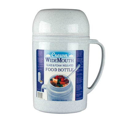 Brentwood RAZ05 17oz Vacuum Insulated Food Jar, White