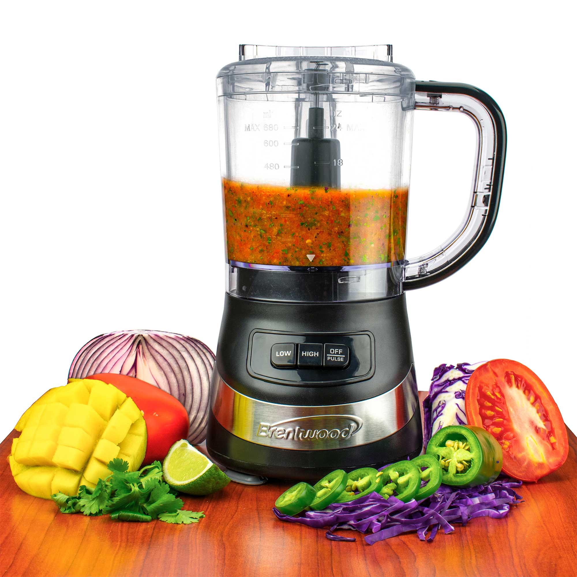  Brentwood Appliances FP-549W 3-Cup (White) Food Processors,  Normal: Home & Kitchen