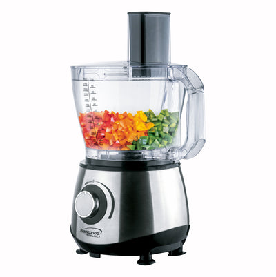 Brentwood Select FP-581 12-Cup Food Processor, Stainless Steel