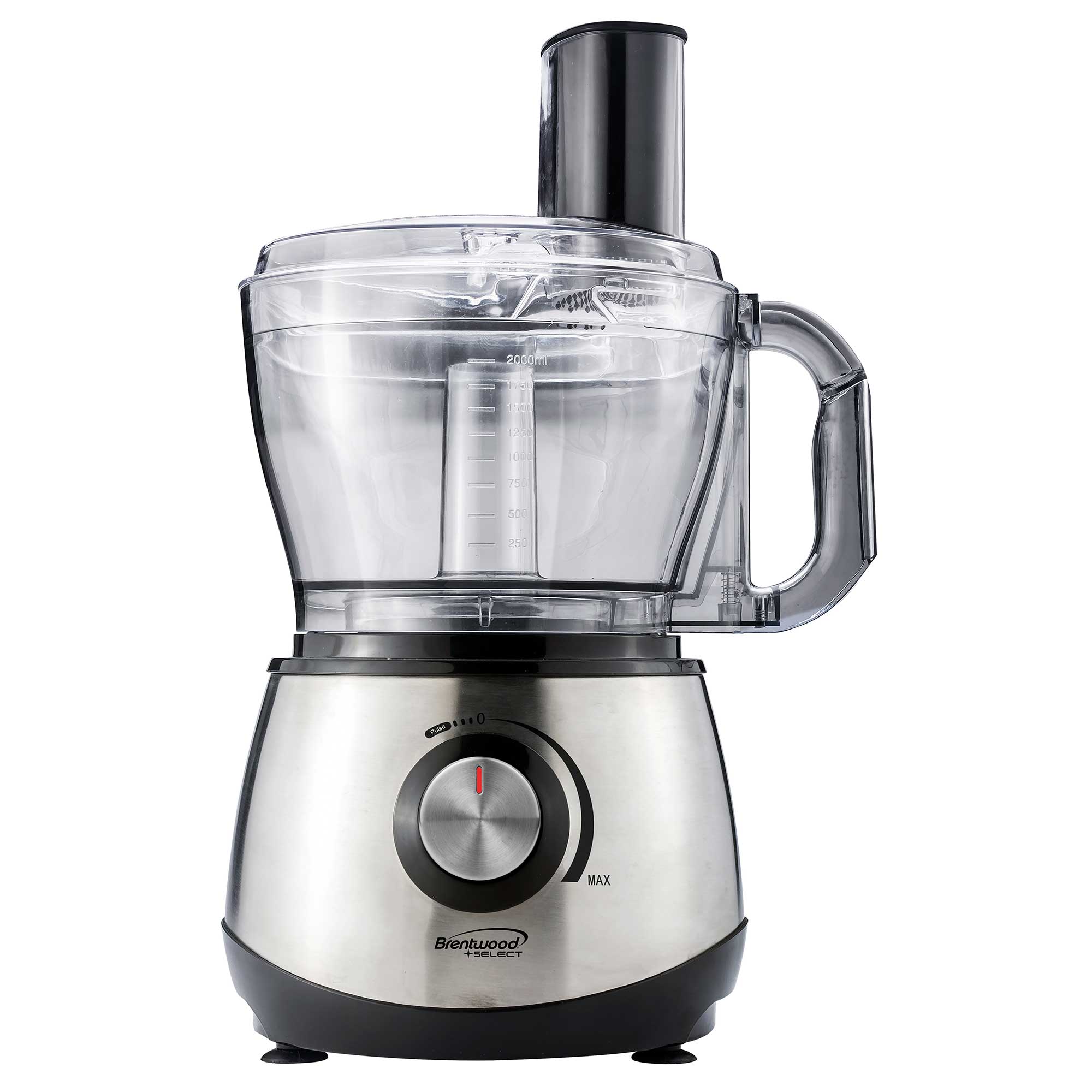 Brentwood Select FP-581 12-Cup Food Processor, Stainless Steel