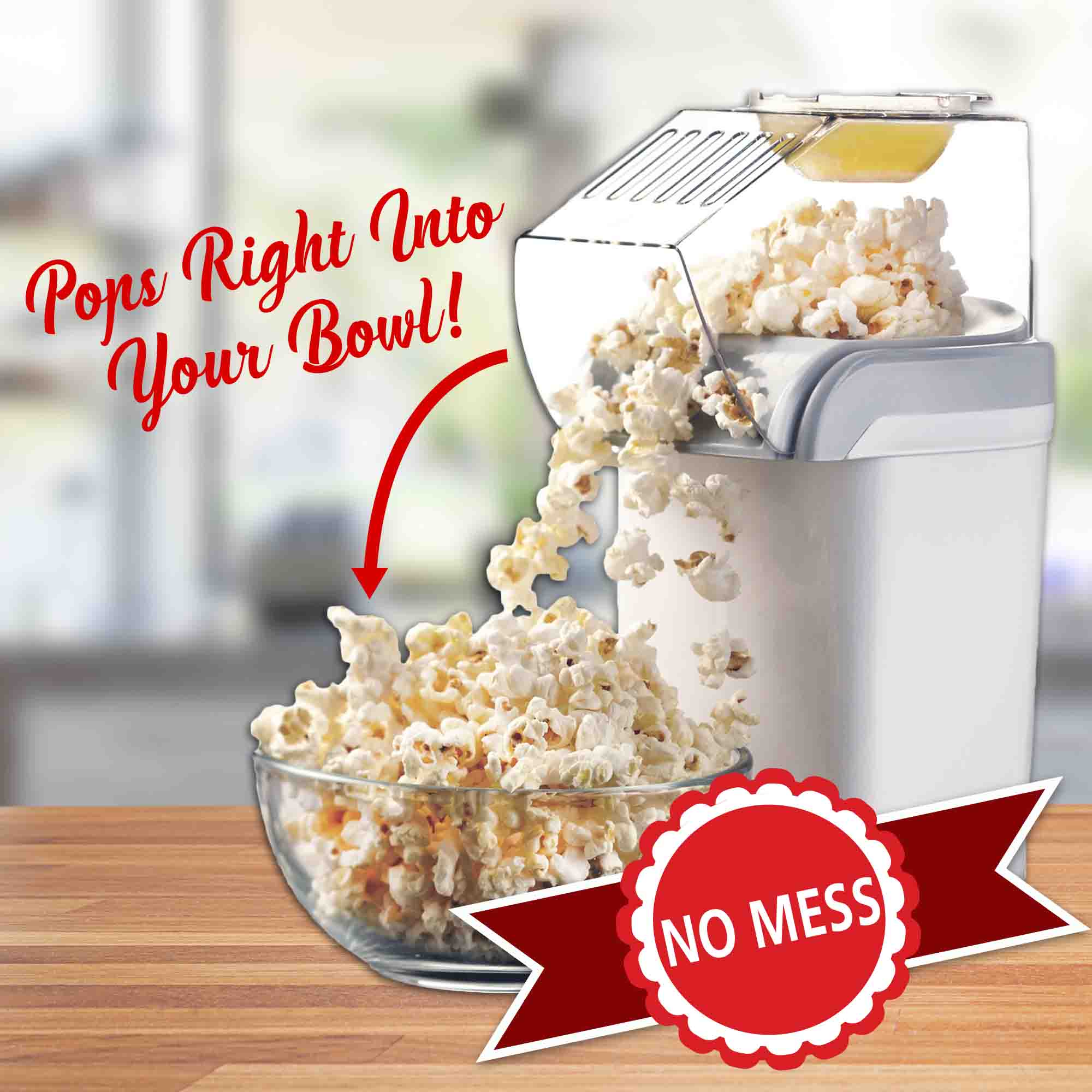Brentwood Hot Air Popcorn Maker In White : Target