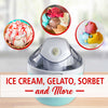 Brentwood TS-1410BL 1 Quart Ice Cream and Sorbet Maker, Frozen Yogurt, Gelato, and Custard Machine, Blue