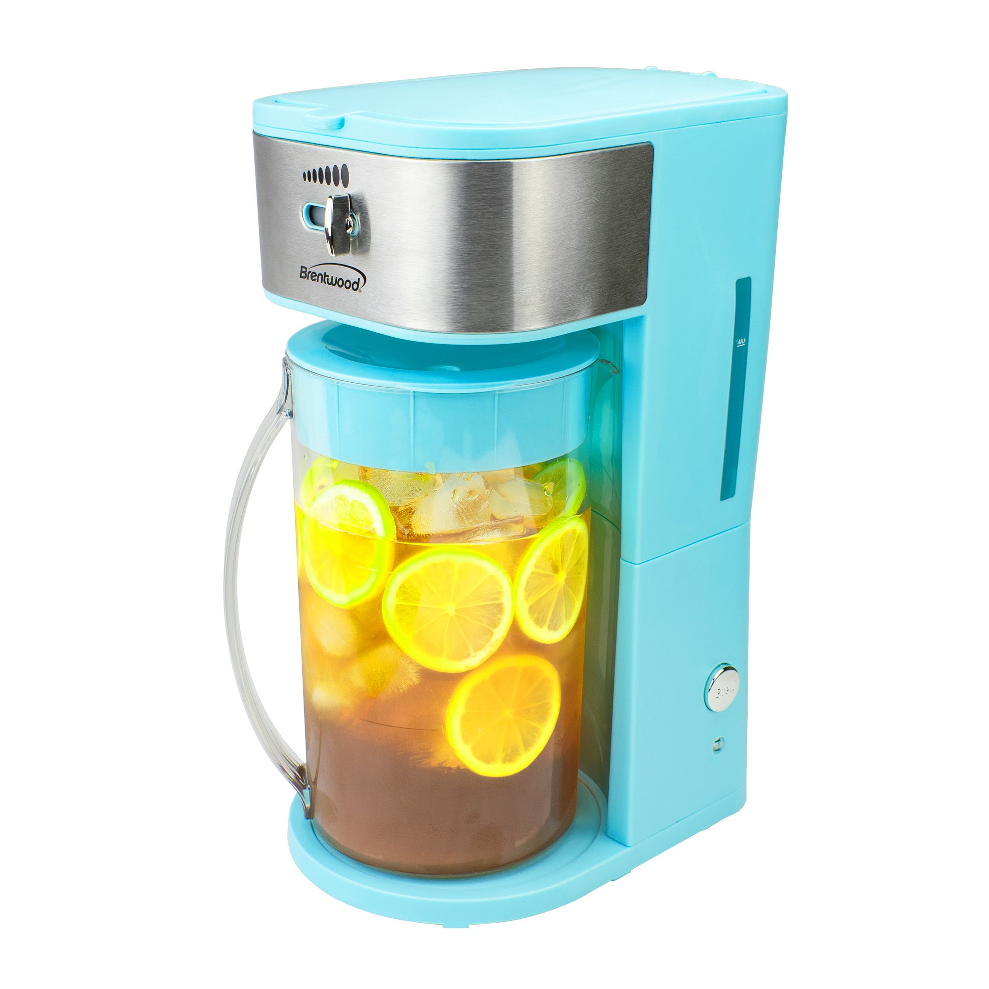 Brentwood KT-2150BL Iced Tea and Coffee Maker with 64oz Pitcher, Blue ...