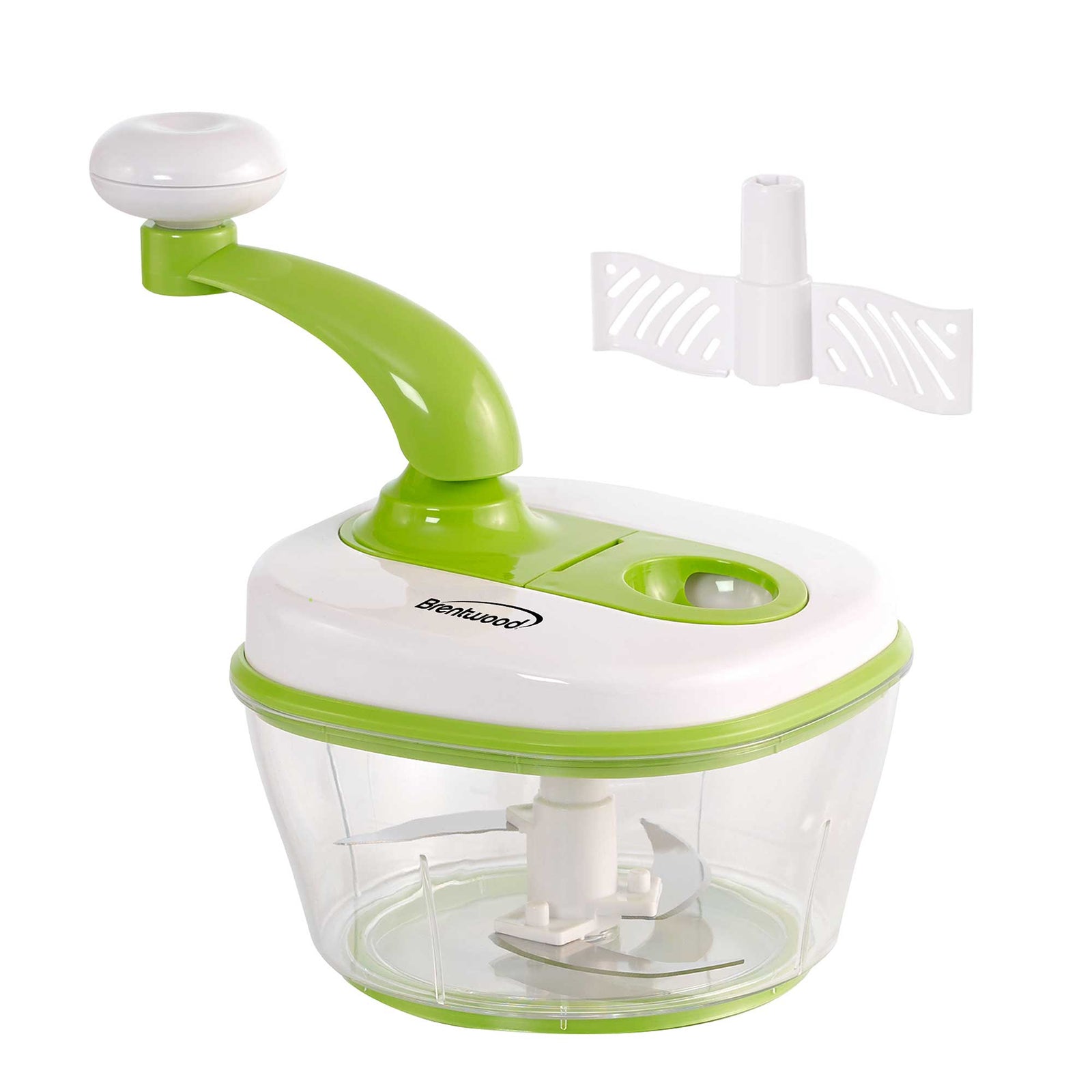 Brentwood KA-5050G 8-Cup Food Processor with Stainless Steel Blades and Paddle Mixer, Green