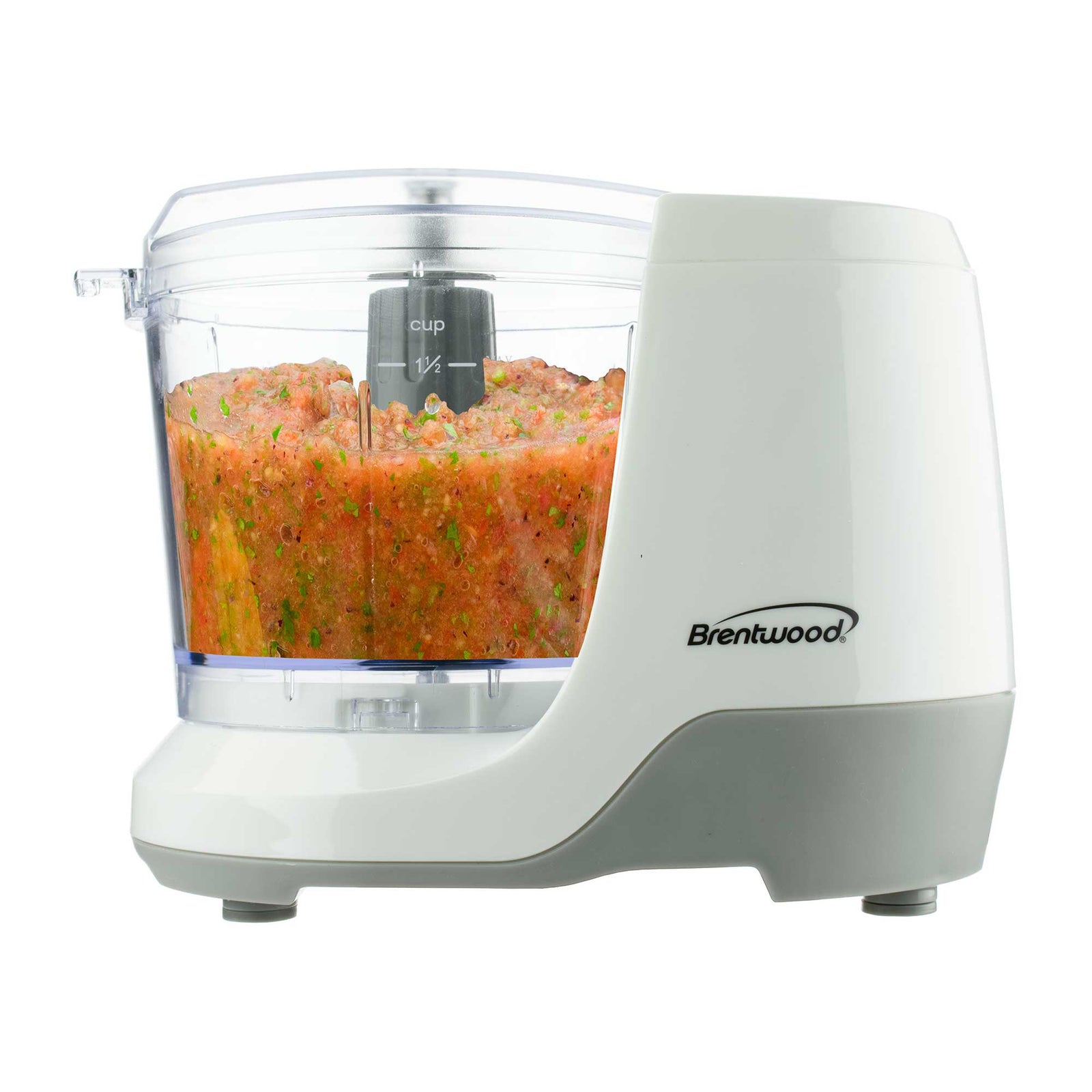 Brentwood MC-109W 1.5 Cup Mini Food Chopper, White