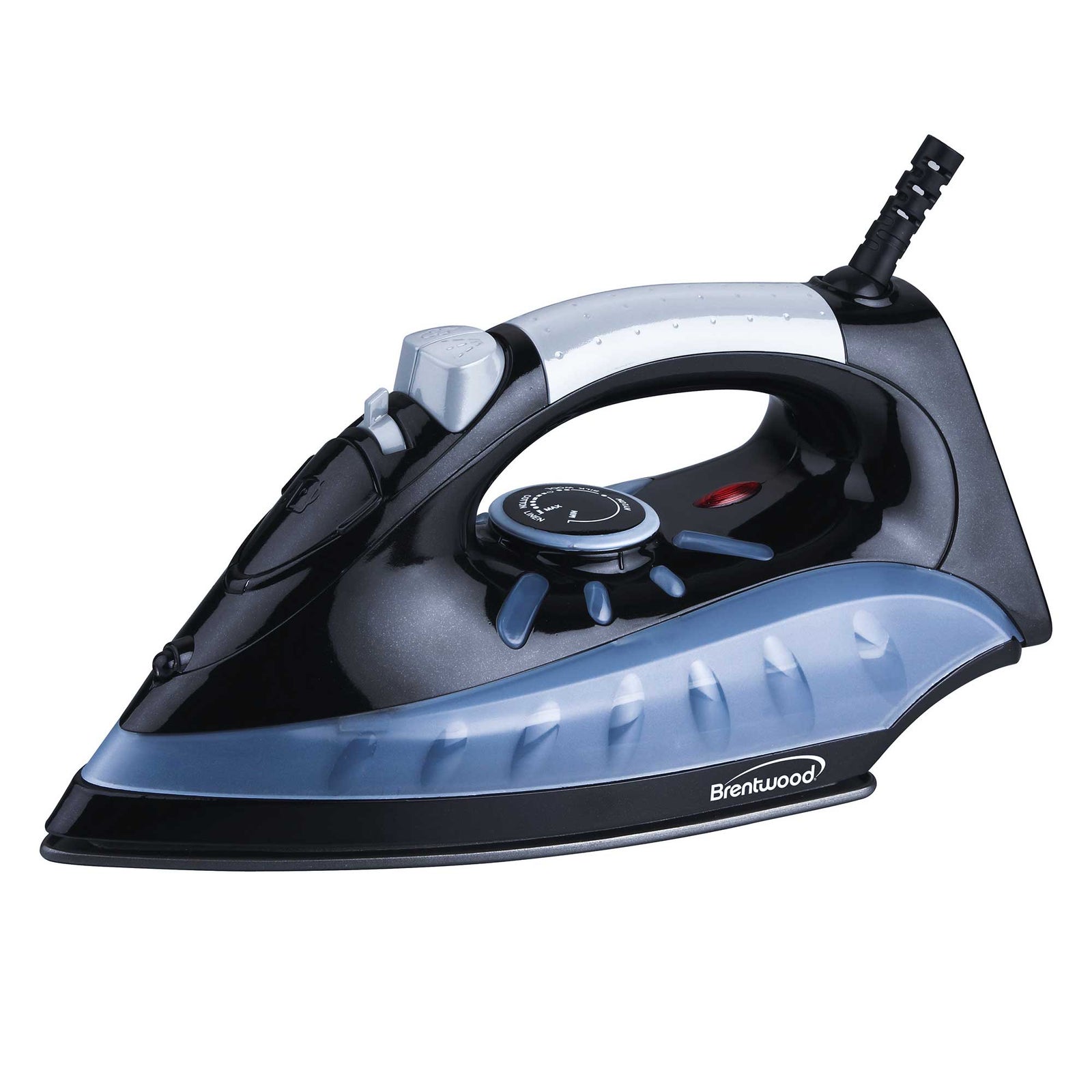 Brentwood MPI-62 Non-Stick Steam Iron, Black