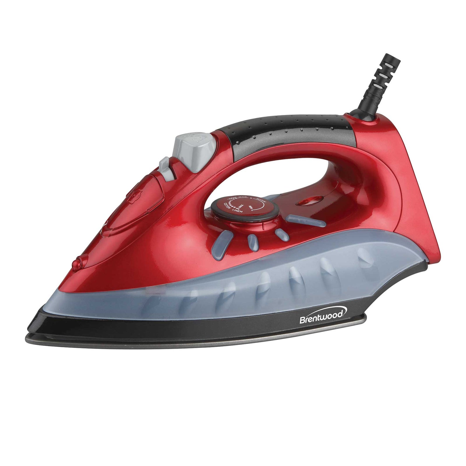 Brentwood MPI-61 Non-Stick Steam Iron, Red