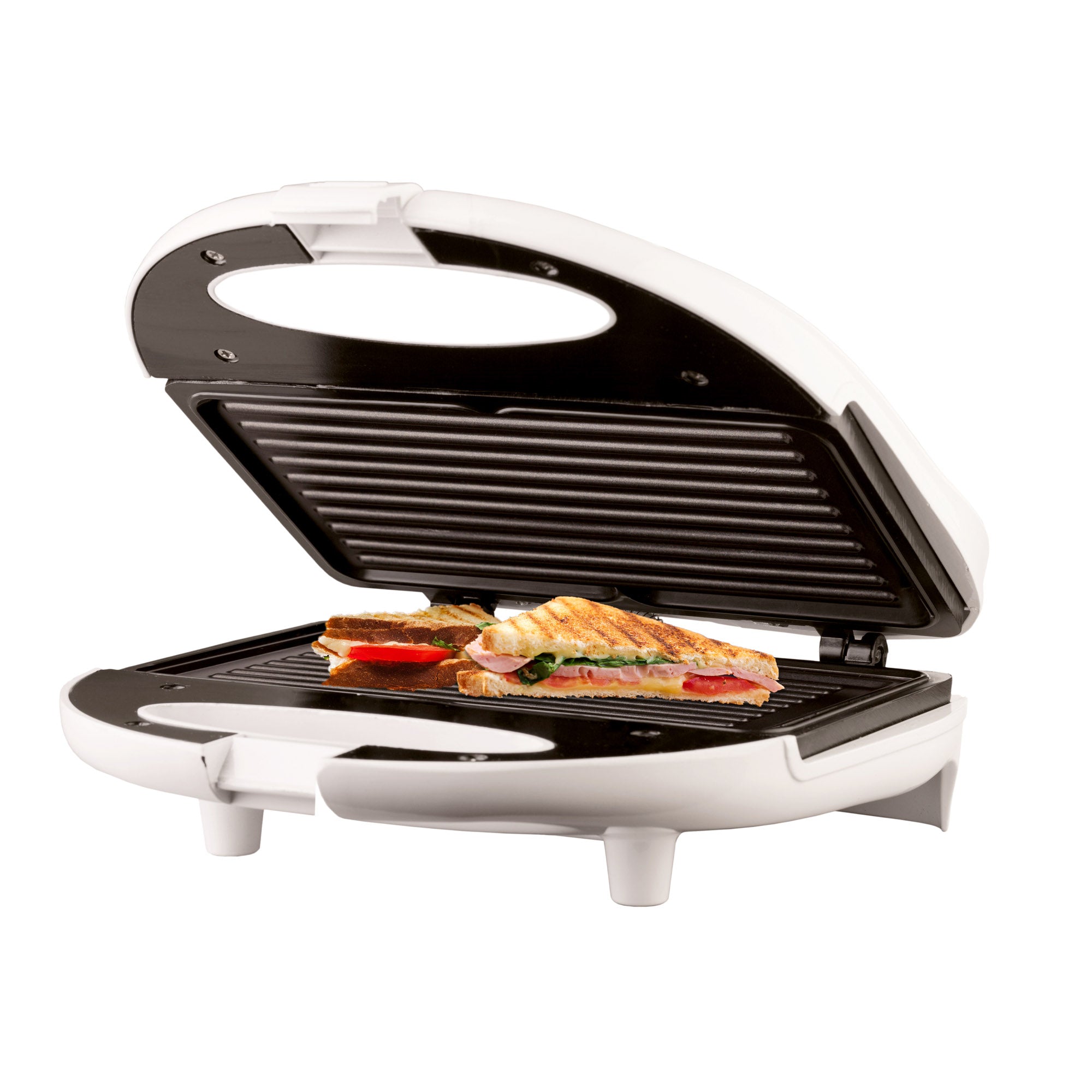 Brentwood TS-245 Non-Stick Panini Press and Sandwich Maker, White -  Brentwood Appliances
