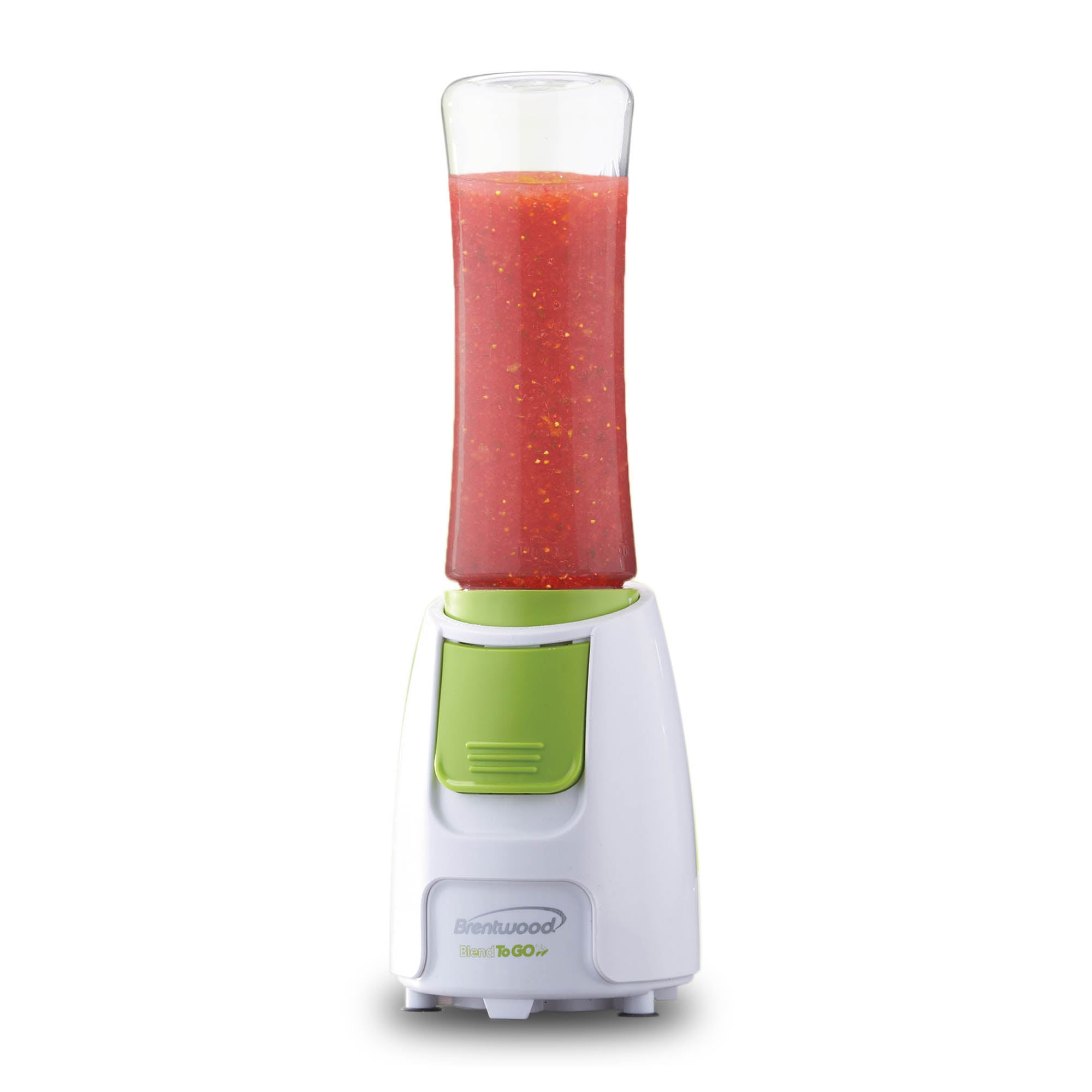 Brentwood blender with a red fruit smoothie